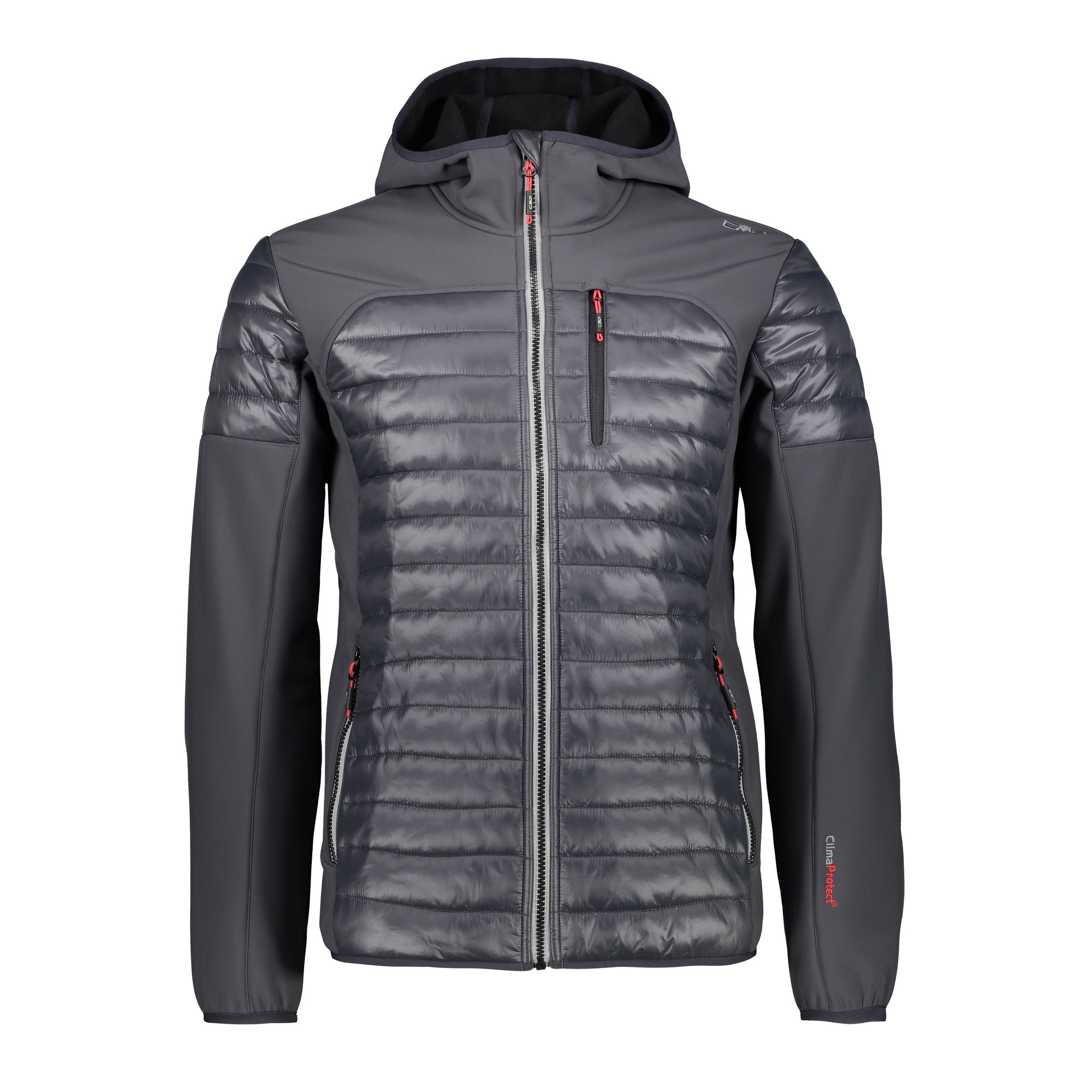 CMP Man Jacket Fix Hood Hybrid - Herren Hybrid Softshelljacke ...