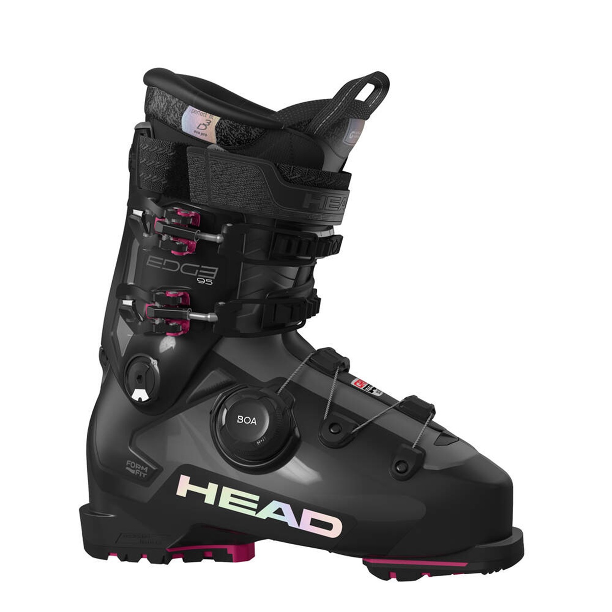 HEAD EDGE 95 W HV GW BOA BLACK-FUCHSIA - Skischuhe für Damen - 1 Paar