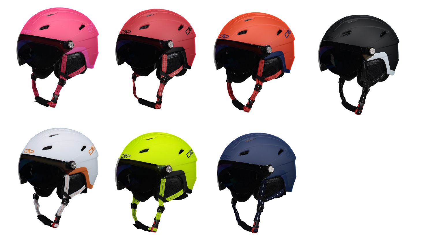 CMP WA-2 Ski Helmet with Visor - Unisex Visier-Skihelm