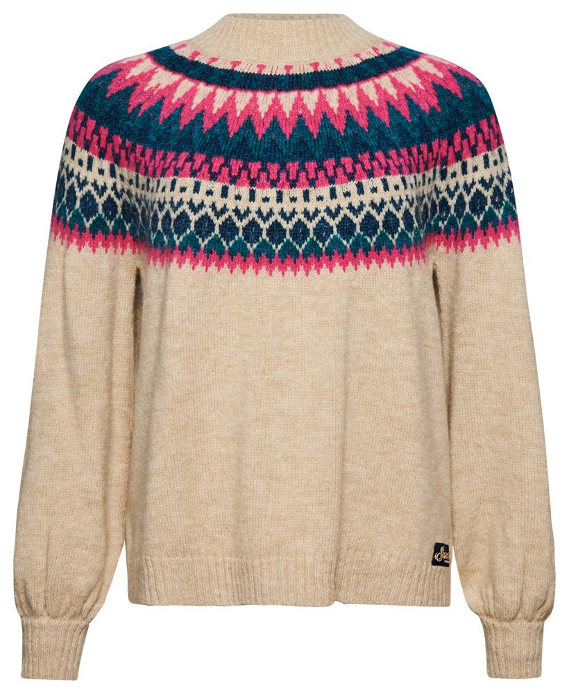 SUPERDRY ® Slouchy Pattern Knit - Pullover Damen