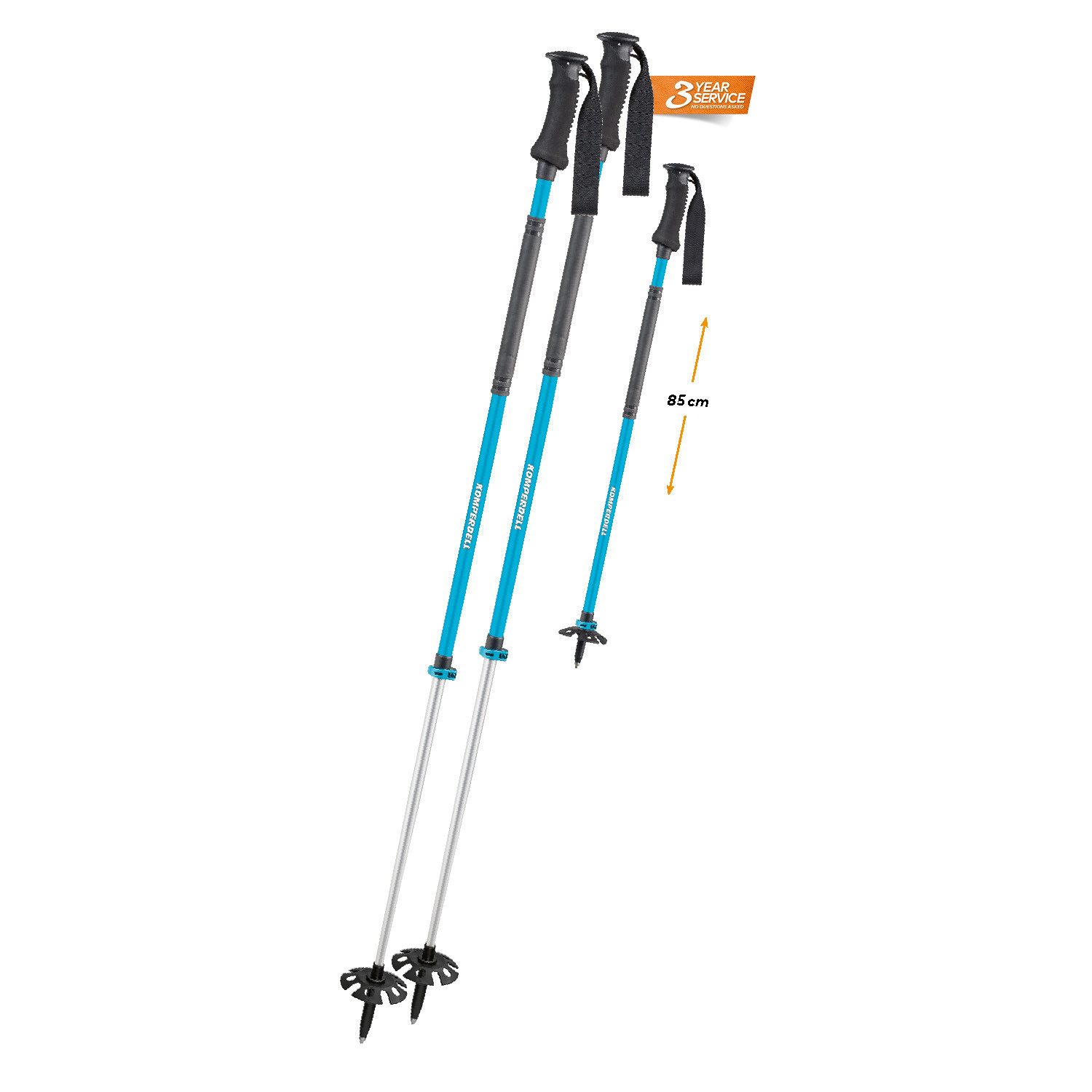 Komperdell T2 THERMO ADVENTURE - Freeride Touring Skistöcke