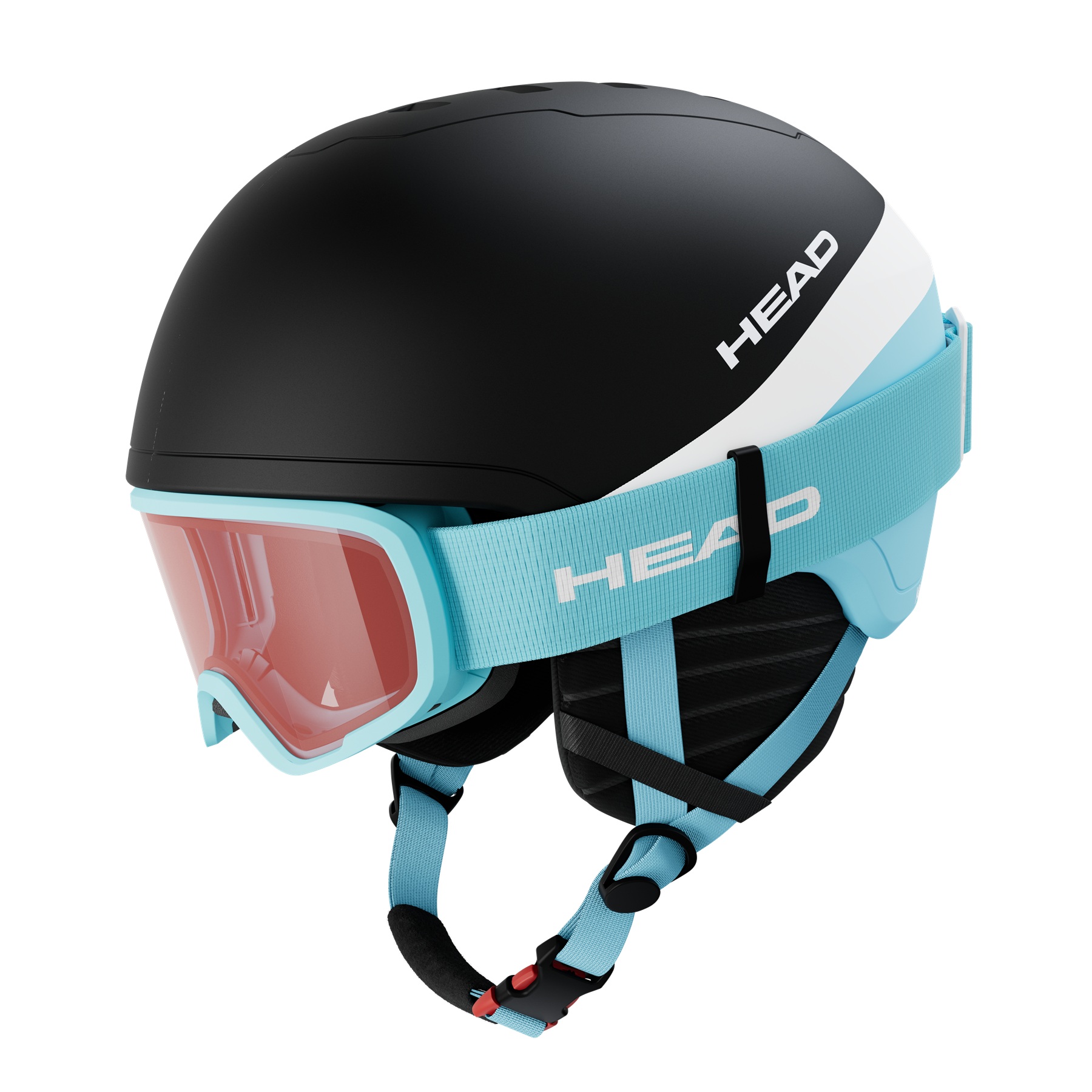 Head YUKI SET TEAM - Junior-Skihelm mit Brille
