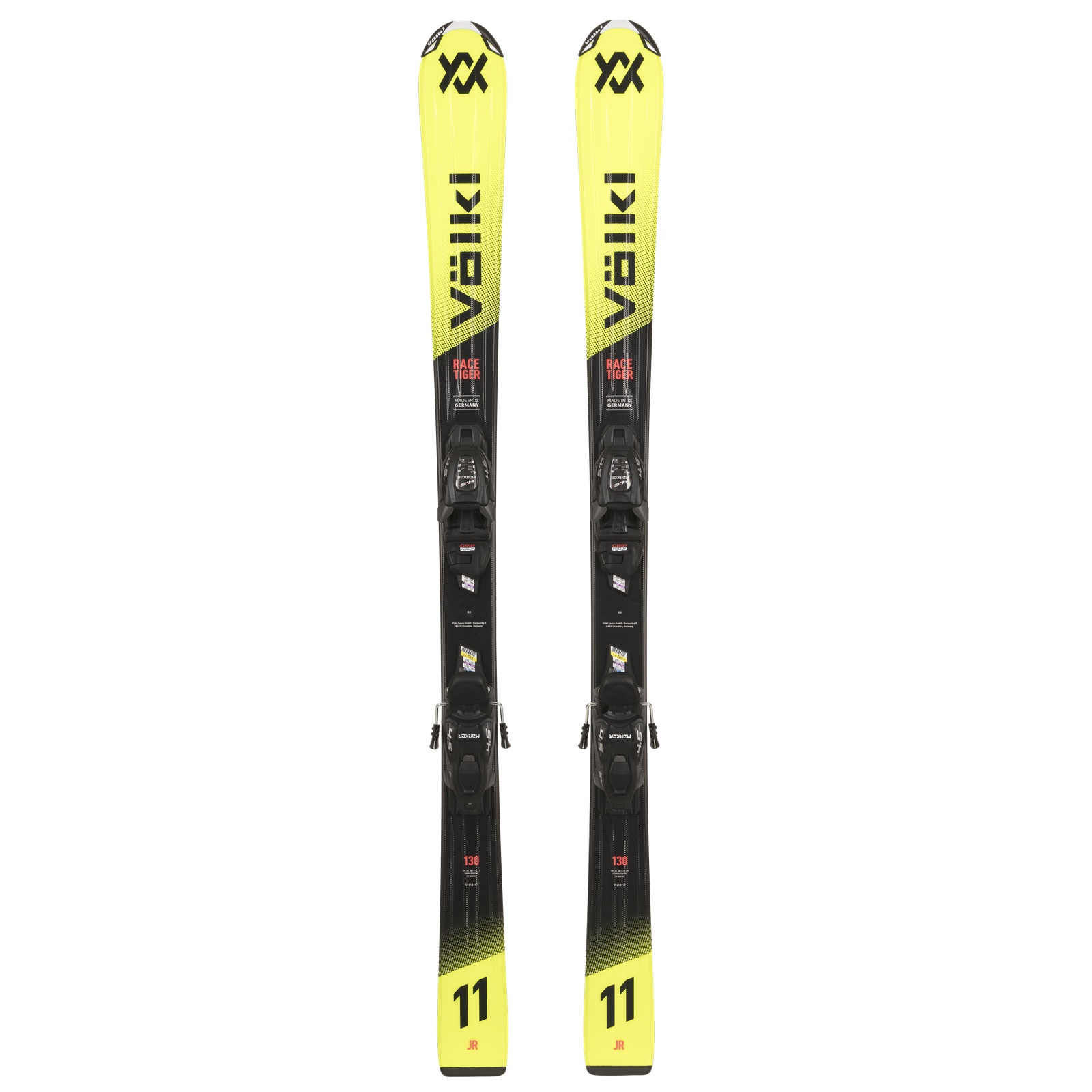 Völkl RACETIGER JR YELLOW, inkl. Bindung vMotion JR
