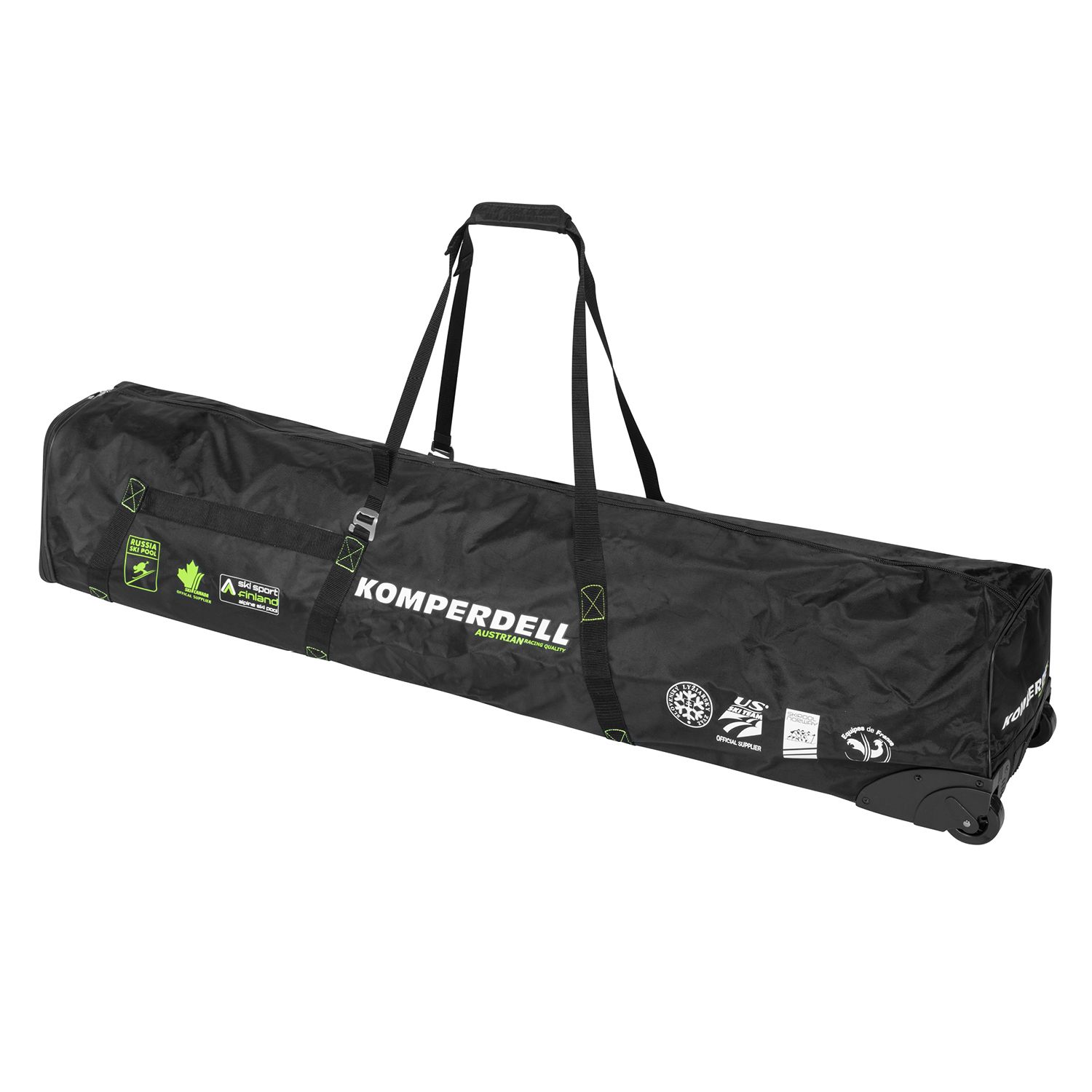 Komperdell Nationalteam Expandable Pole & Ski Bag with Wheels - Skisack mit Rollen