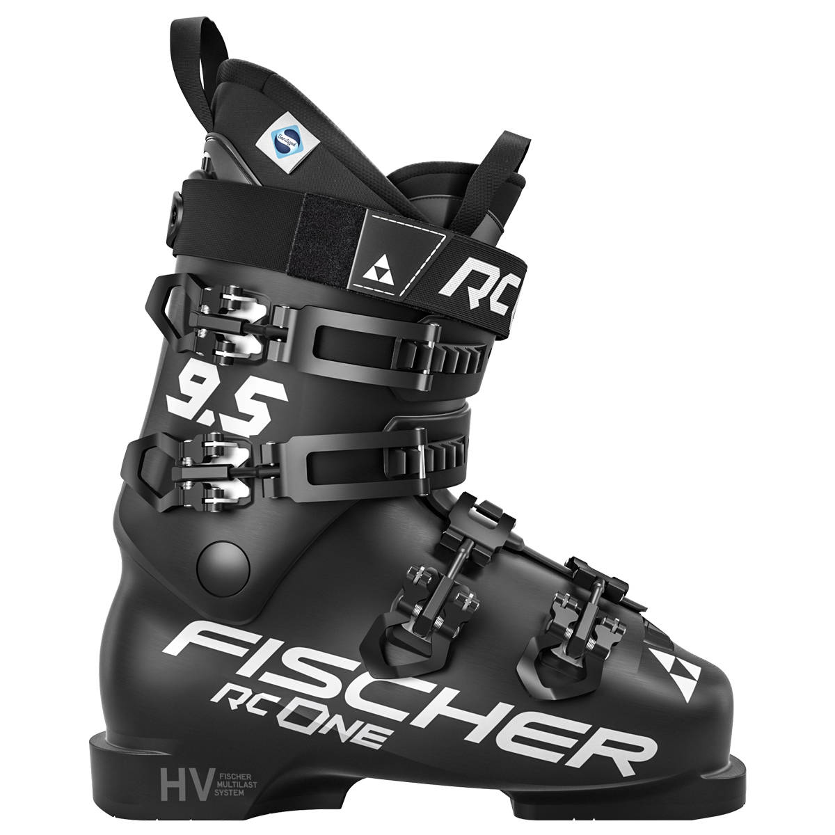 Fischer RC ONE 9.5 WHITE BLACK/BLACK - Skischuhe für Damen