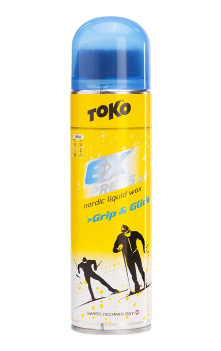 5509266_express_grip_glide_200ml_blauerdeckel1 TOKO Express Grip & Glide flüssig Skiwachs - 200ml