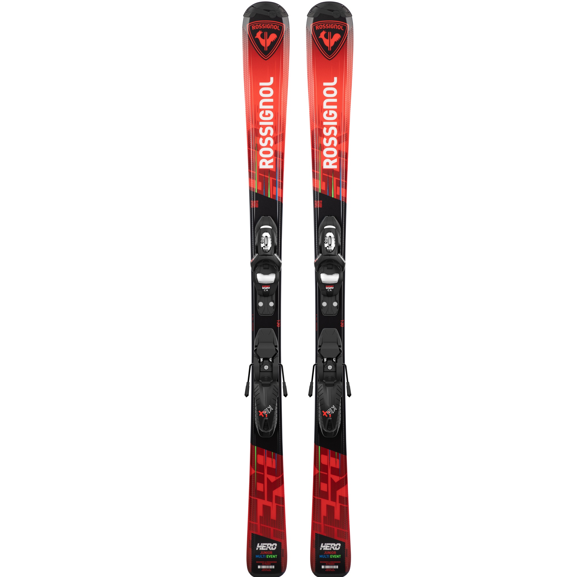 Rossignol HERO JR 100-140, inkl. Bindung KID 4 GW - Kinderski