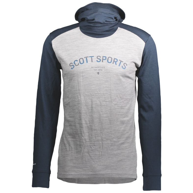 Scott HOODY M's DEFINED MERINO - Baselayer-Shirt für Herren