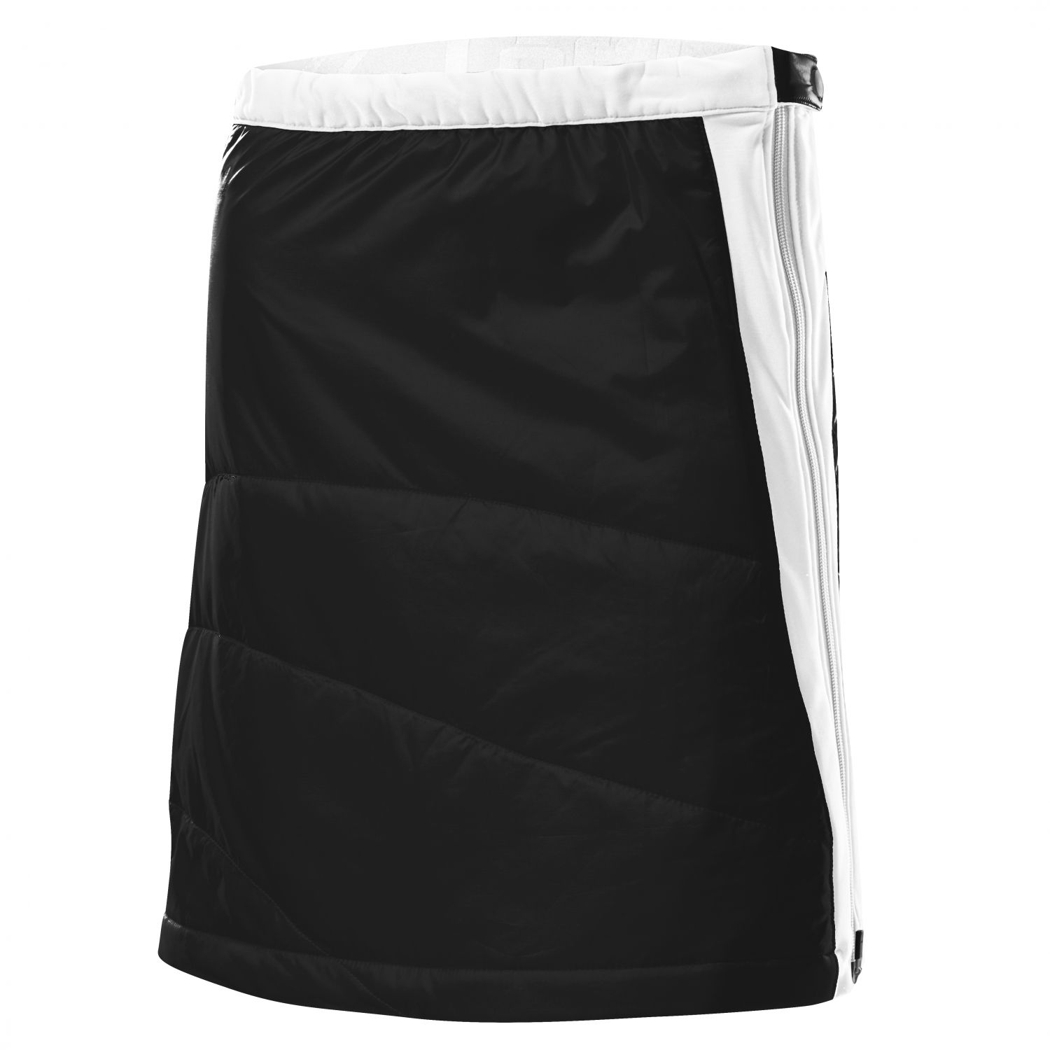 Löffler Damen Rock Primaloft Mix schwarz/weiss