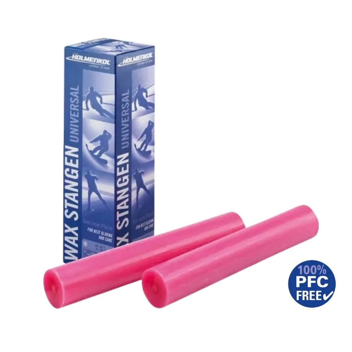 Holmenkol UNIVERSAL WAX STANGE PINK, 4 St. á 250g