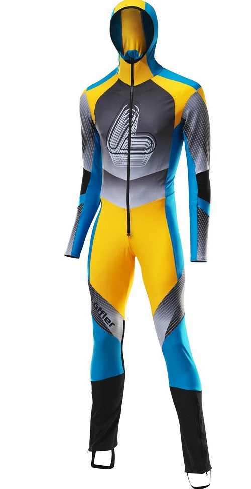 Löffler Herren Rennoverall Speed Mango