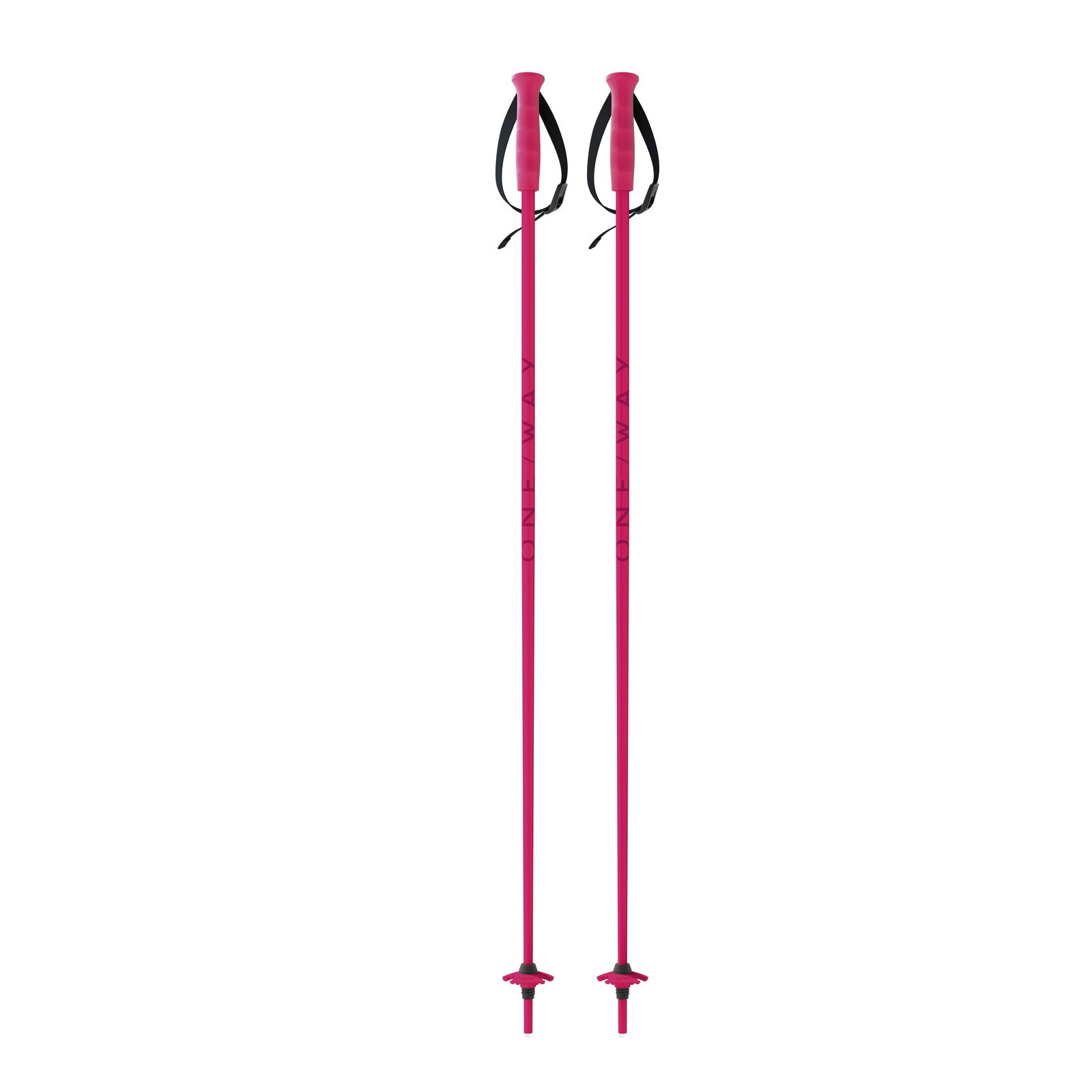 One Way JUNIOR NEON PINK - Skistöcke Alpin für Kinder