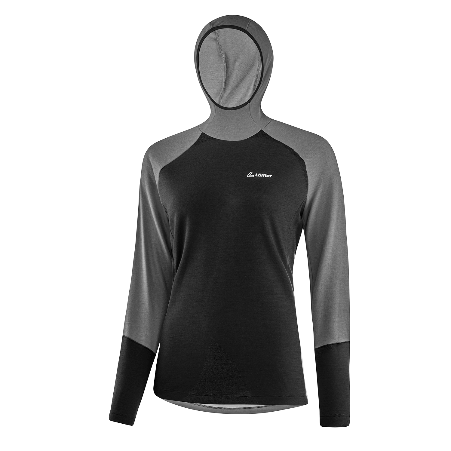 Löffler W HOODY TRANSTEX® MERINO - Kapuzenshirt für Damen