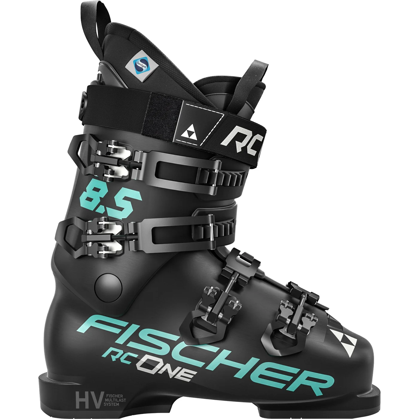 Fischer RC ONE 8.5 CELESTE black/black - Skischuhe für Damen